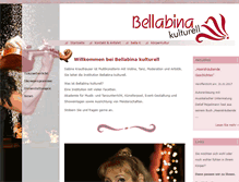 Tablet Screenshot of bellabina.de